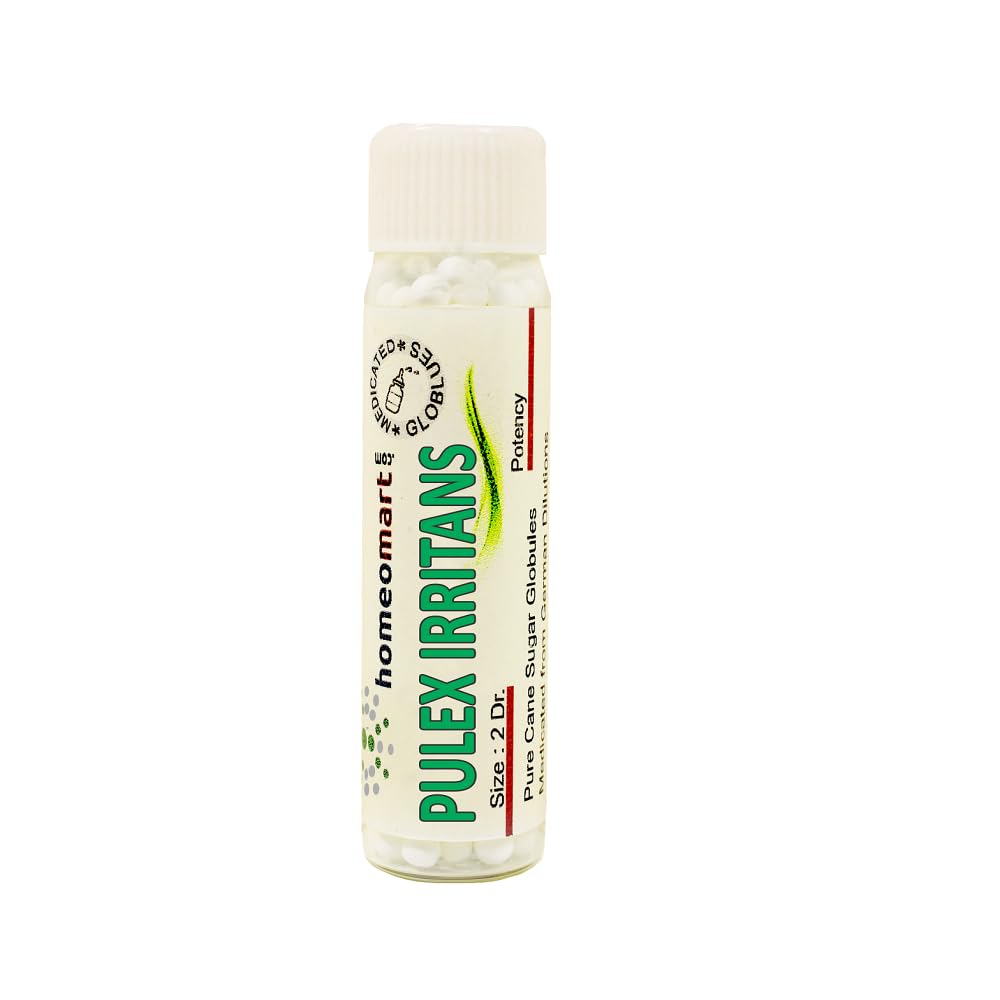 Pulex Irritans Homeopathy Pellets 200C Potency – Pack of 2 | Homeomart