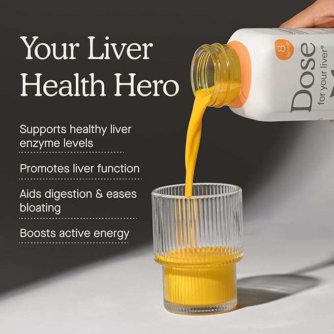 Pulpito Liver Cleanse Detox Shots 6-Pack – 2oz Herbal Wellness with Milk Thistle, Turmeric & Dandelion