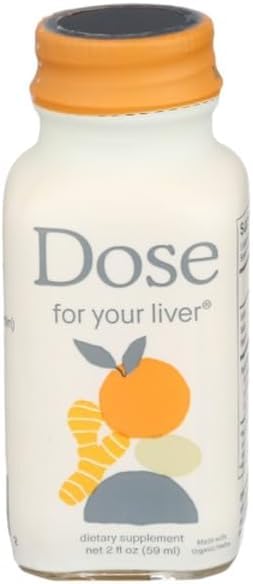 Pulpito Liver Cleanse Detox Shots 6-Pack – 2oz Herbal Wellness with Milk Thistle, Turmeric & Dandelion