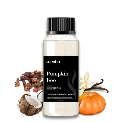 Pumpkin Boo Essential Oil – 120ml Premium Fall Fragrance for Diffusers, Candles & DIY