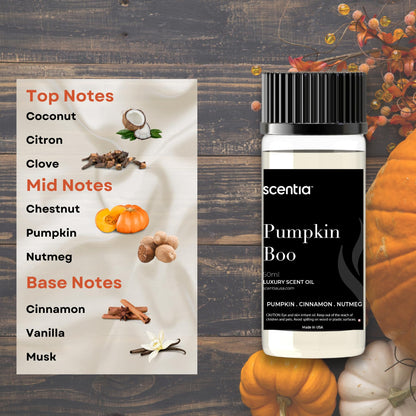 Pumpkin Boo Essential Oil – 50ml Premium Fall Fragrance for Diffusers & Candles