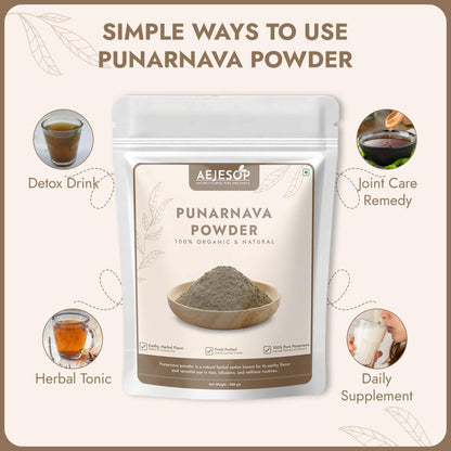 AEJESOP Punarnava Powder – Boerhavia Diffusa, 7oz (200g) | Herbal Supplement