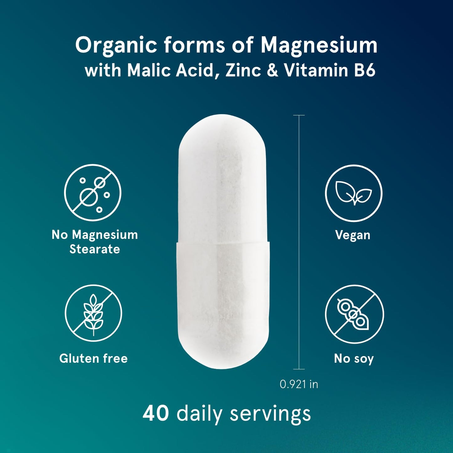 Puori Magnesium Complex M3 – High Absorption Magnesium Taurinate & Gluconate with Zinc, Vitamin B6 & Malic Acid | 240 Vegan Capsules