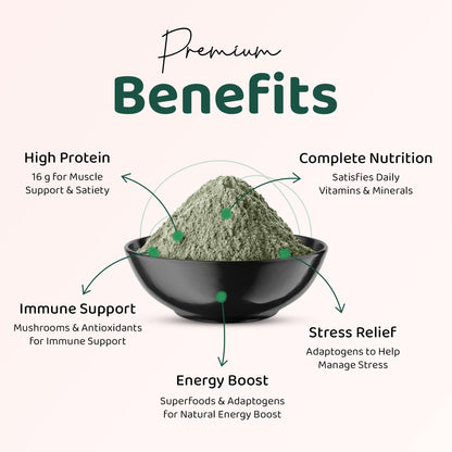 Pur Tesai TesaiGreens Ultra Blend Superfood Powder – Plant-Based Nutrition, 16g Protein, 7B Probiotics