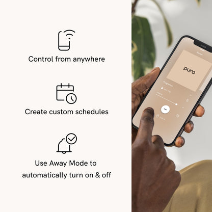Pura Smart Home Fragrance Device Starter Set – Pura 4 with Milk & Cotton Refills