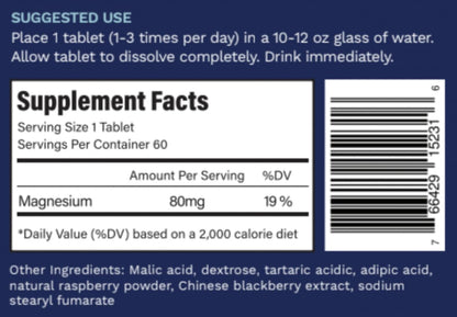 Purative H2 Ultra+ Hydrogen Water Tablets – Raspberry, 60 Servings