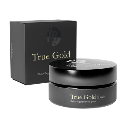 Pürblack Live Resin Pure Gold Shilajit – Organic, 80+ Minerals, USA Made | 30 Servings