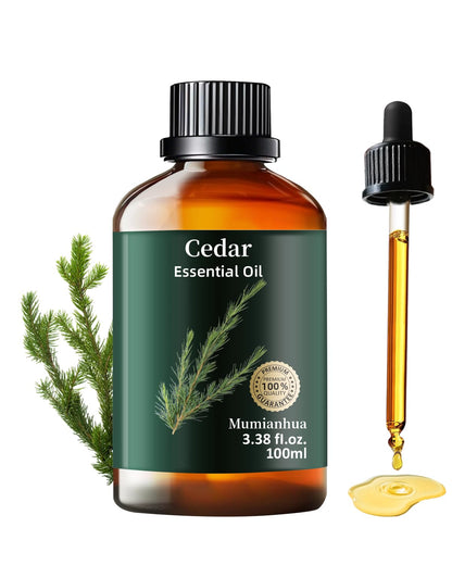 Cedarwood Essential Oil for Bedtime & Pillow Mist – Relaxation & Aromatherapy (3.38 Fl Oz)