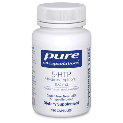 Pure Encapsulations 5-HTP 100 mg | Brain Health, Sleep & Appetite Support | Gluten Free & Non-GMO | 180 Capsules