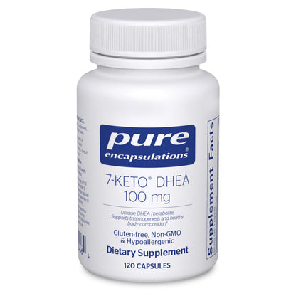 Pure Encapsulations 7-Keto DHEA 100 mg | Metabolic Support & Body Composition | 120 Caps
