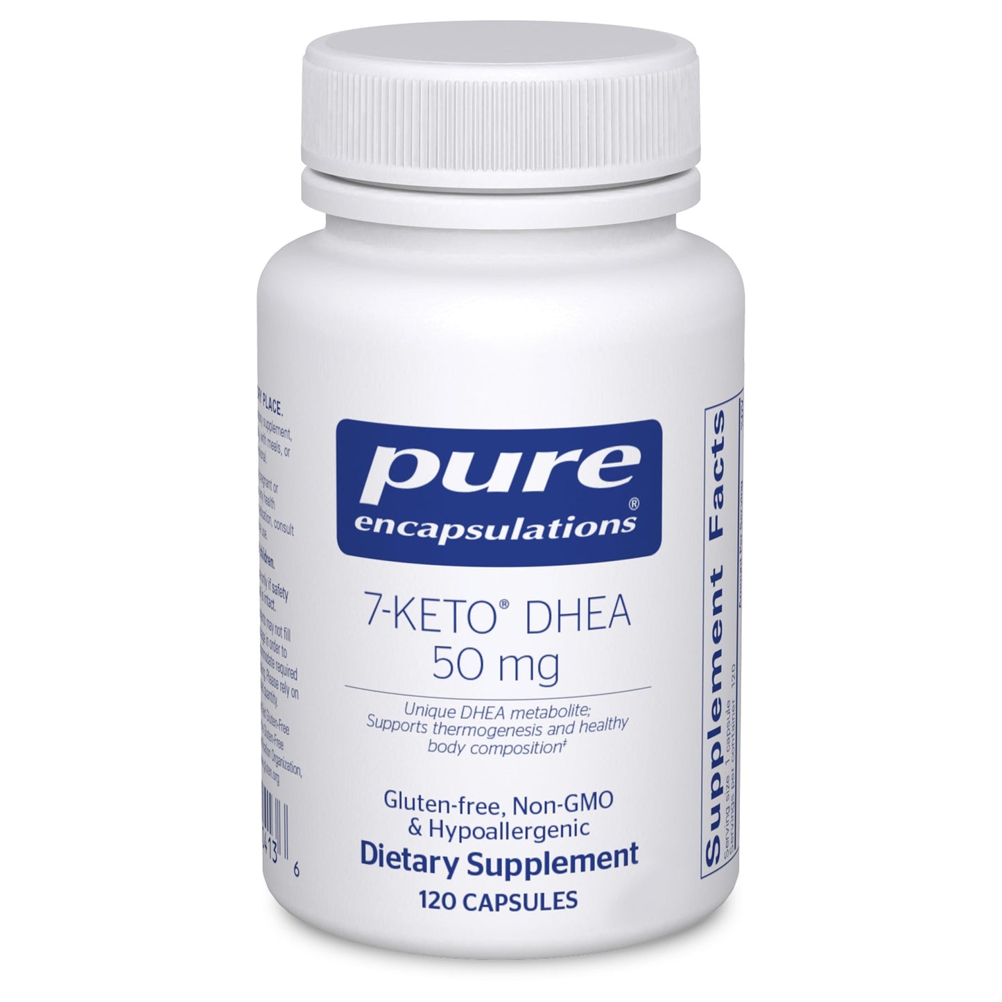 Pure Encapsulations 7-Keto DHEA 50 mg | Supports Thermogenesis & Healthy Body Composition | 120 Capsules