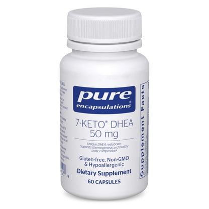 Pure Encapsulations 7-Keto DHEA 50 mg | Metabolic Support & Healthy Body Composition | 60 Capsules