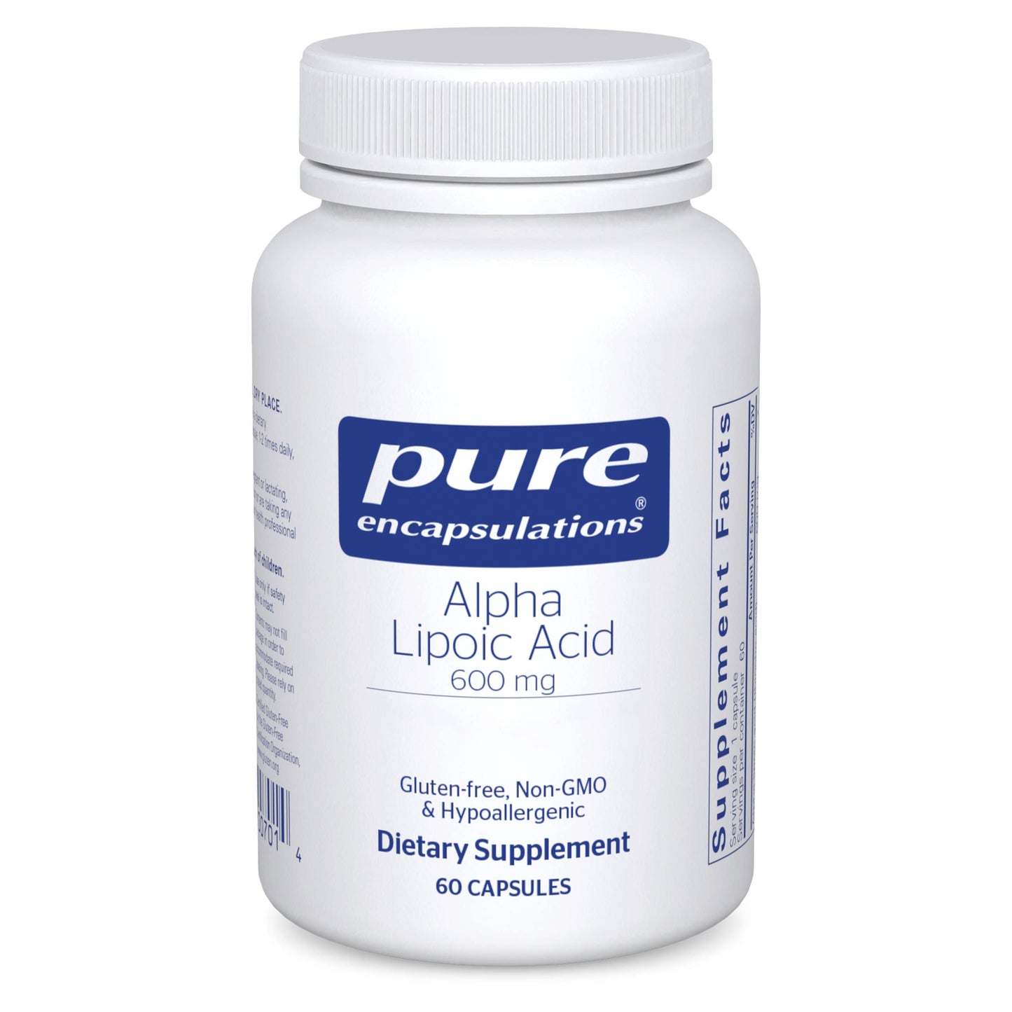 Pure Encapsulations Alpha Lipoic Acid 600 mg – 60 Capsules