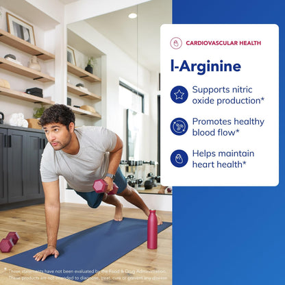Pure Encapsulations L-Arginine 1,400 mg – Supports Nitric Oxide & Circulation | Gluten Free & Non-GMO | 180 Capsules