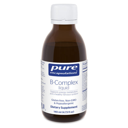 Pure Encapsulations B-Complex Liquid | Liquid Vitamin B Complex for Nerve & Energy Metabolism | Gluten Free & Vegetarian