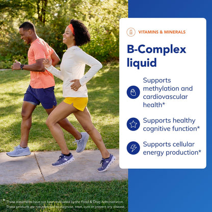 Pure Encapsulations B-Complex Liquid | Liquid Vitamin B Complex for Nerve & Energy Metabolism | Gluten Free & Vegetarian