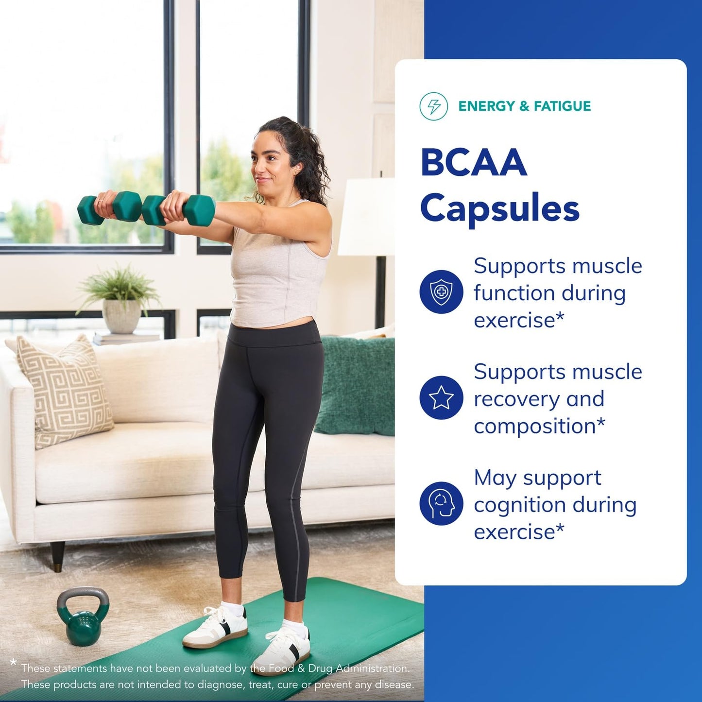 Pure Encapsulations BCAA Capsules – Hypoallergenic BCAA for Muscle Function During Exercise | 250 Capsules