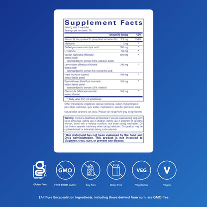 Pure Encapsulations Best-Rest Formula | Restful Sleep & Relaxation | 60 Caps