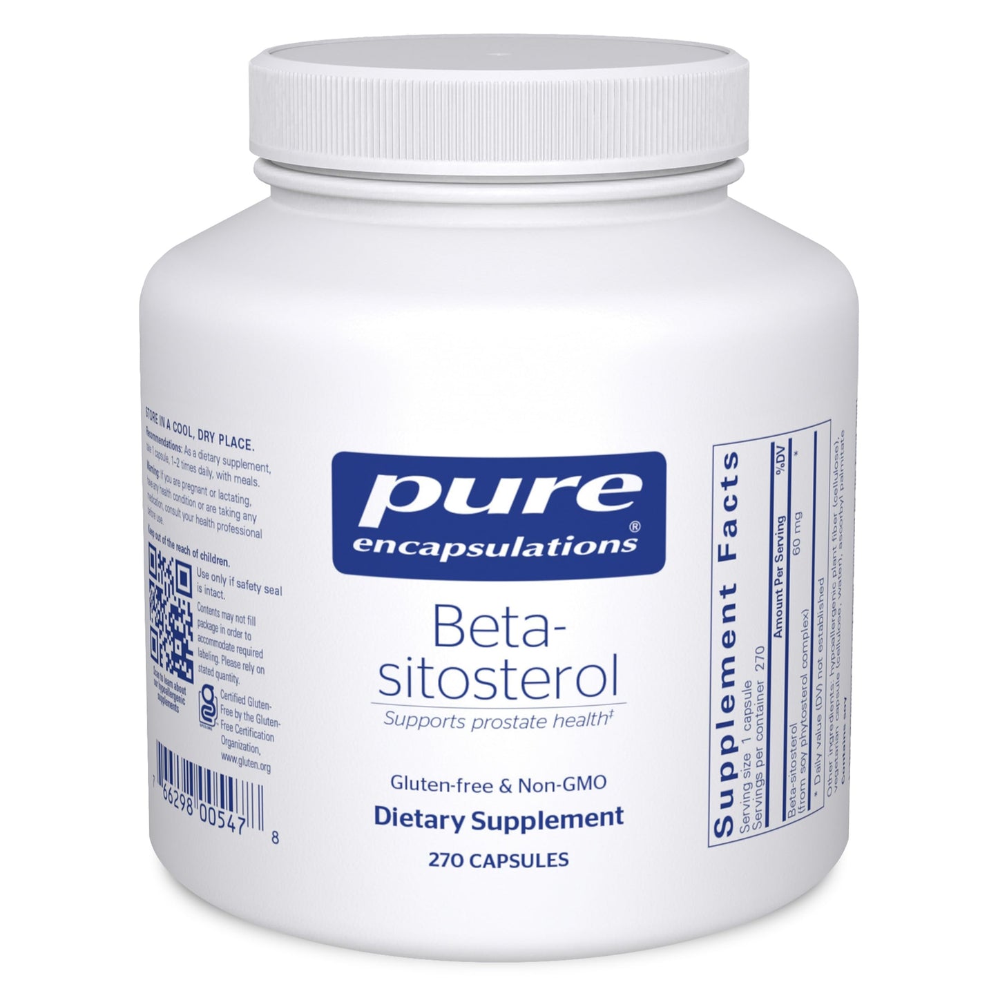 Pure Encapsulations Beta-Sitosterol | Urinary Flow Support | 270 Capsules
