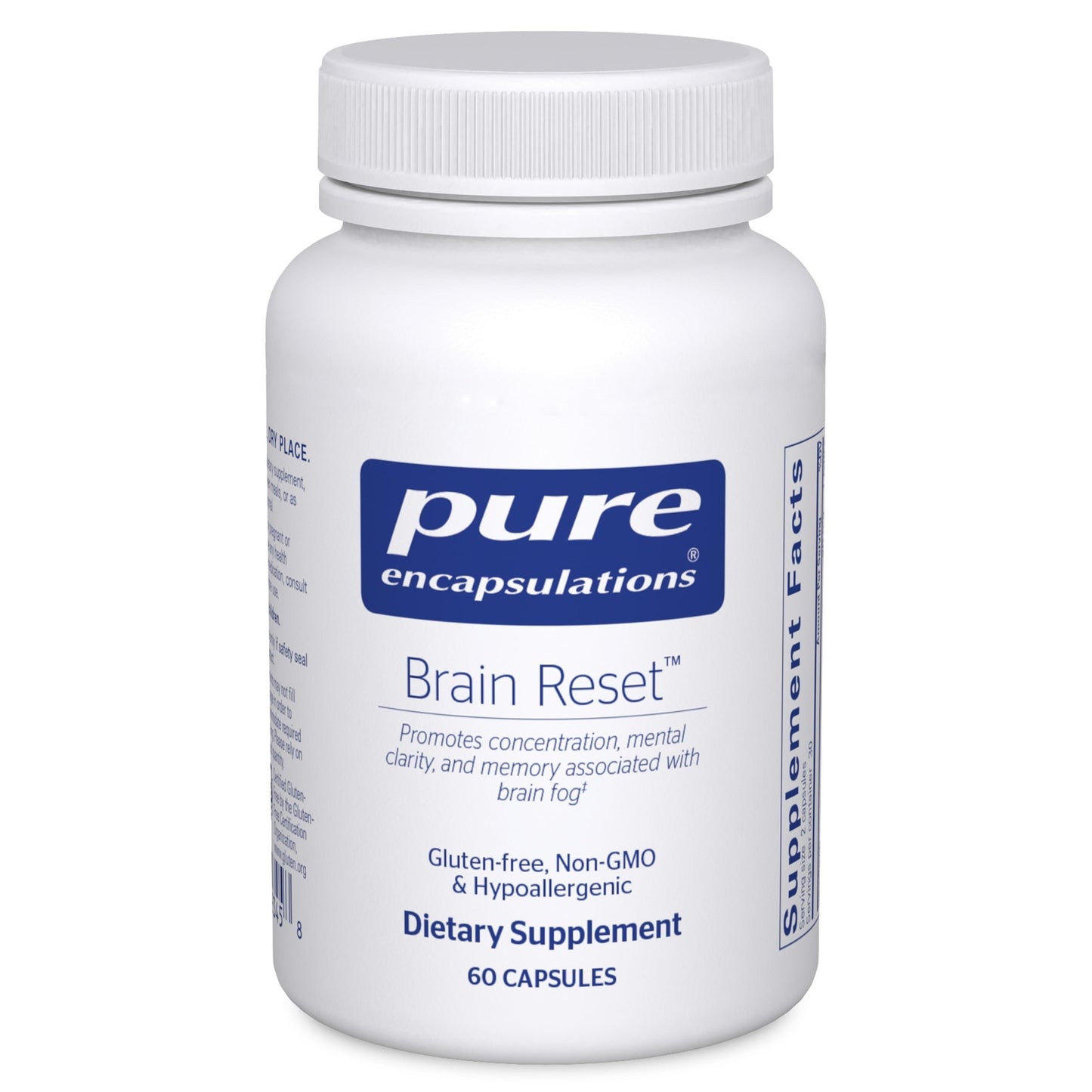 Pure Encapsulations Brain Reset — Supports Concentration, Clarity & Memory | 60 Capsules