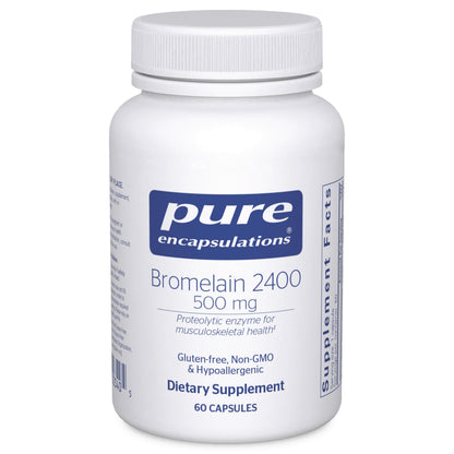 Pure Encapsulations Bromelain 2400 500 mg – Digestive & Joint Support (60 Caps)