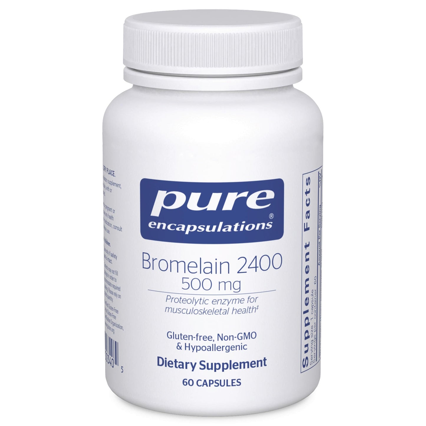 Pure Encapsulations Bromelain 2400 500 mg – Digestive & Joint Support (60 Caps)