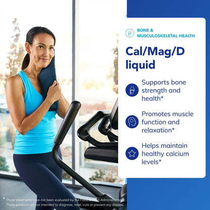 Pure Encapsulations Cal/Mag/D Liquid – Calcium, Magnesium & Vitamin D | 16.2 fl oz