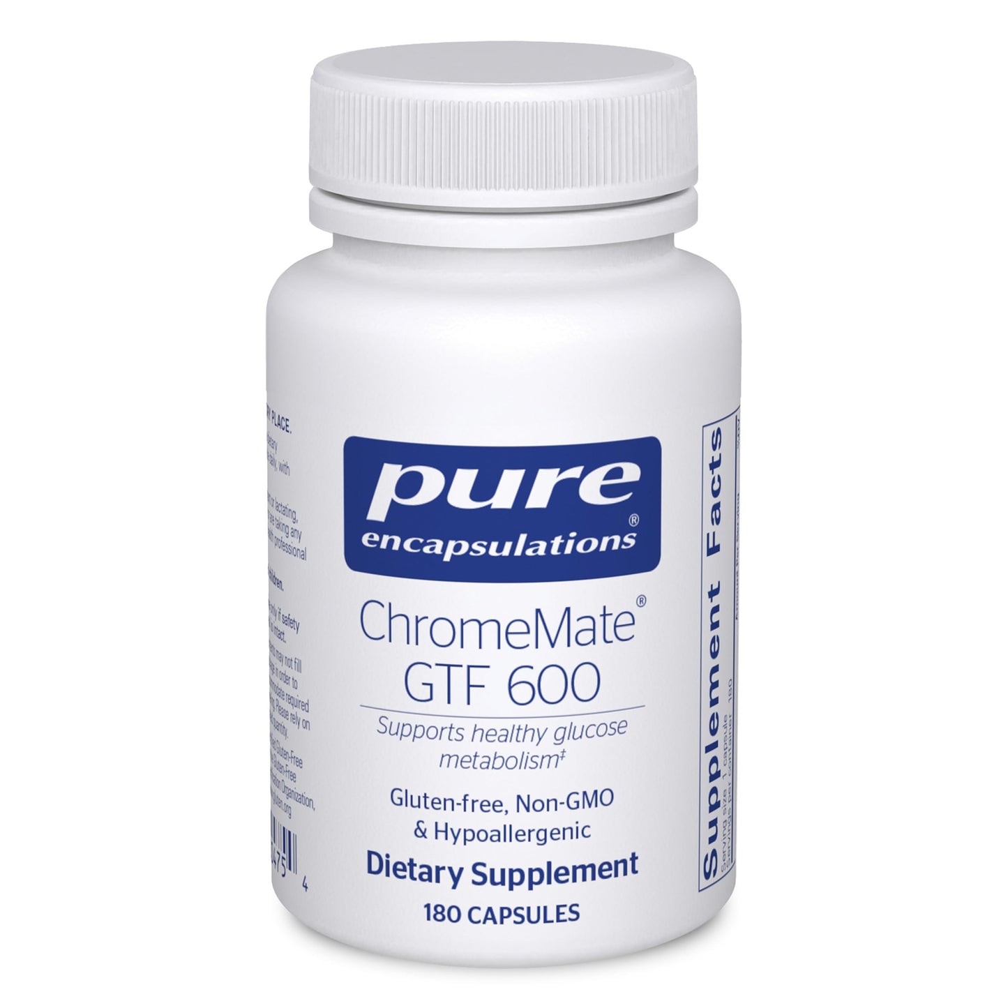 Pure Encapsulations ChromeMate GTF 600 | Metabolism Support & Lean Muscle | 180 Capsules