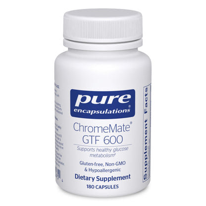 Pure Encapsulations ChromeMate GTF 600 | Metabolism Support & Lean Muscle | 180 Capsules