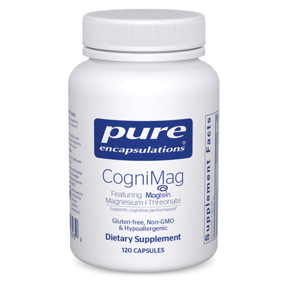 Pure Encapsulations CogniMag 120's – Magnesium-L-Threonate with Magtein & Polyphenol Blend
