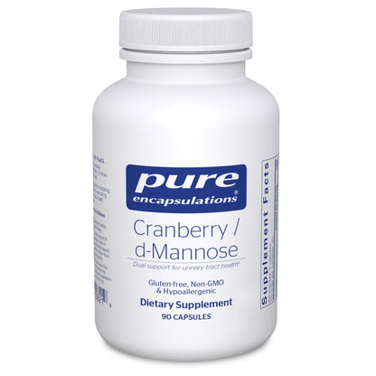 Pure Encapsulations Cranberry D-Mannose - Supports Urinary Tract Health - Vegan & Non-GMO - 90 Capsules