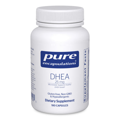 Pure Encapsulations DHEA 25 mg – Micronized DHEA for Immunity, Hormone Balance (180 Capsules)