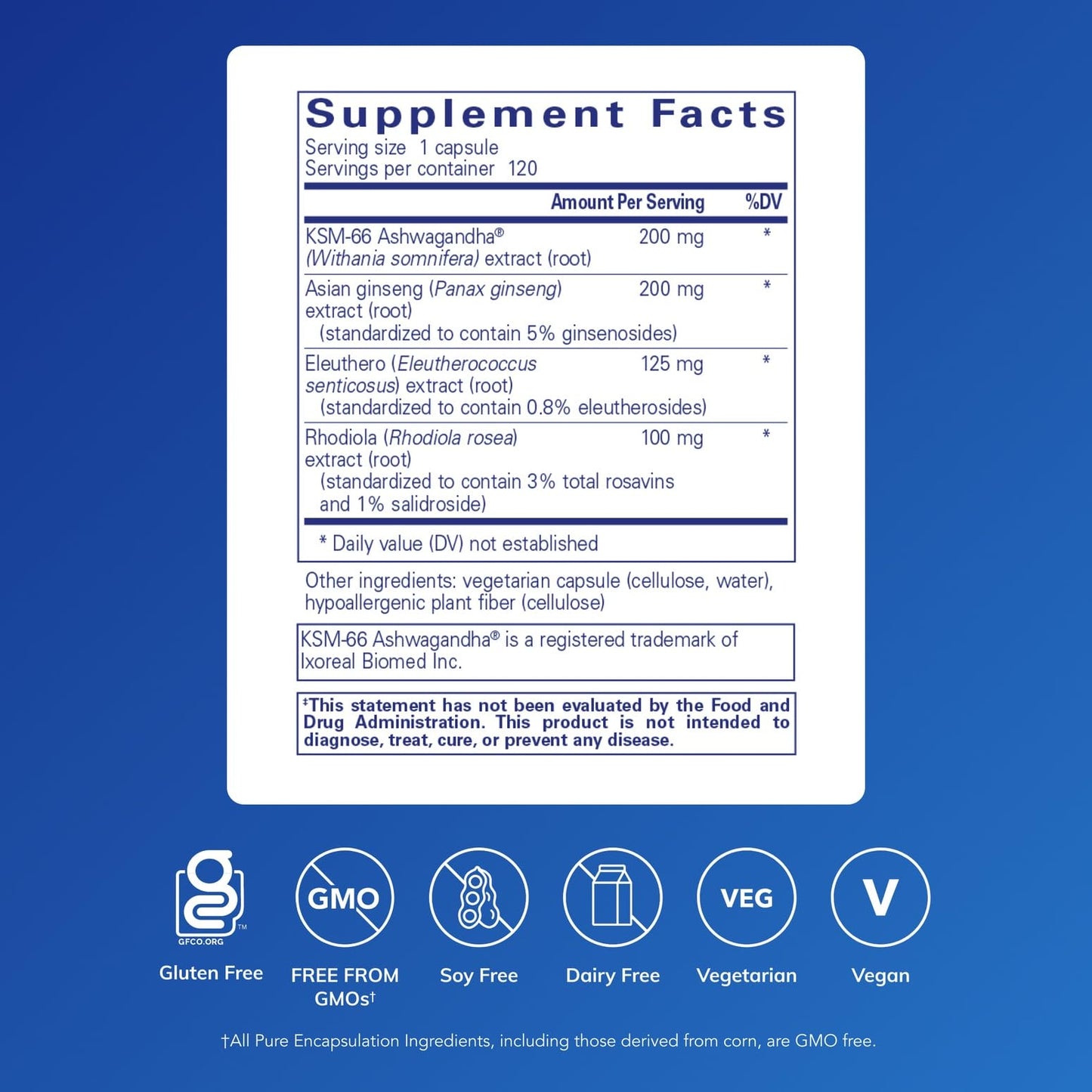 Pure Encapsulations Energy Xtra – Adaptogen Formula for Stamina | 120 Capsules