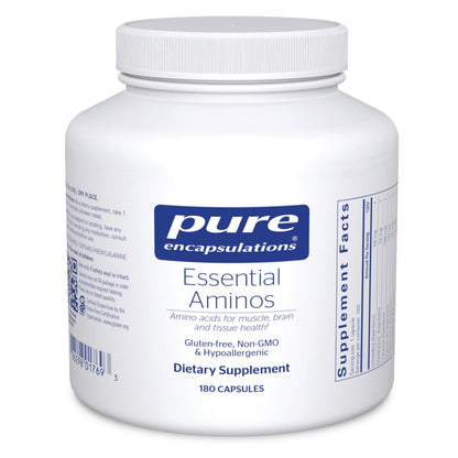 Pure Encapsulations Essential Amino Acids – Muscle Recovery Support & Brain Health | Leucine, Threonine & Tryptophan - 180 Capsules
