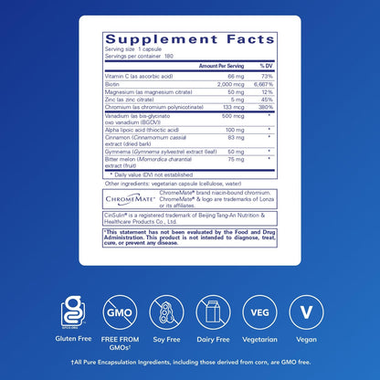 Pure Encapsulations GlucoFunction | Healthy Carbohydrate Metabolism Support | 180 Capsules