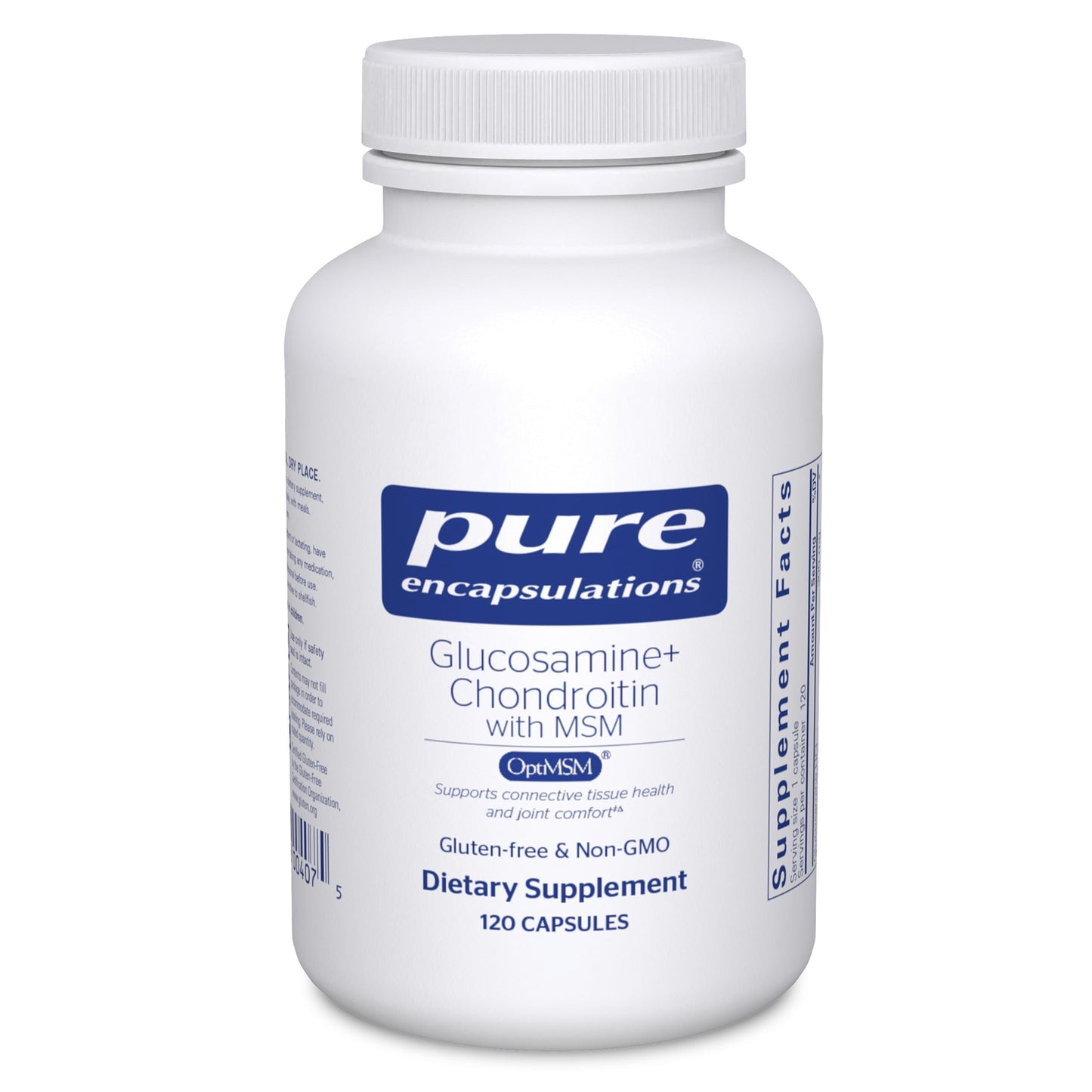 Pure Encapsulations Glucosamine Chondroitin with MSM – Joint Health Support, Gluten-Free & Non-GMO – 120 Capsules