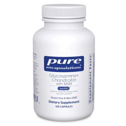 Pure Encapsulations Glucosamine Chondroitin with MSM – Joint Health Support, Gluten-Free & Non-GMO – 120 Capsules