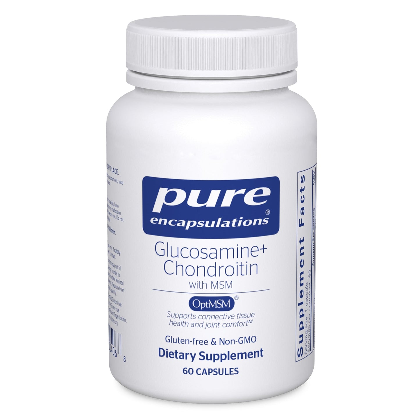 Pure Encapsulations Glucosamine Chondroitin with MSM – Joint Health Support, Gluten-Free & Non-GMO, 60 Capsules