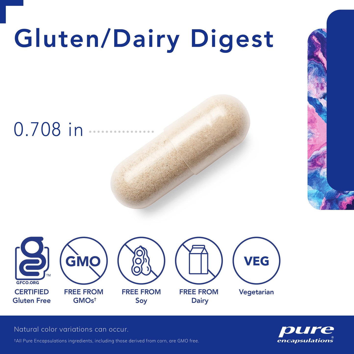 Pure Encapsulations Gluten/Dairy Digest | Enzyme Blend for Gluten & Dairy Digestion | 120 Capsules