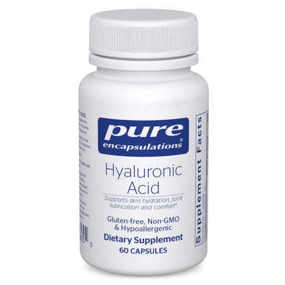 Pure Encapsulations Hyaluronic Acid - Skin Hydration & Joint Health | Gluten Free, Vegan & Non-GMO | 60 Capsules