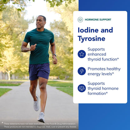Pure Encapsulations Iodine and Tyrosine | Hypoallergenic Supplement for Enhanced Thyroid Support | 120 Capsules