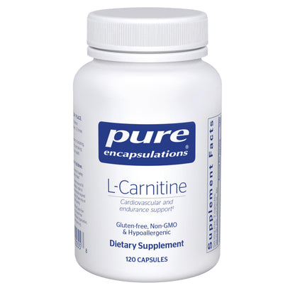 Pure Encapsulations L-Carnitine | Hypoallergenic Cardiovascular & Endurance Support | 120 Capsules