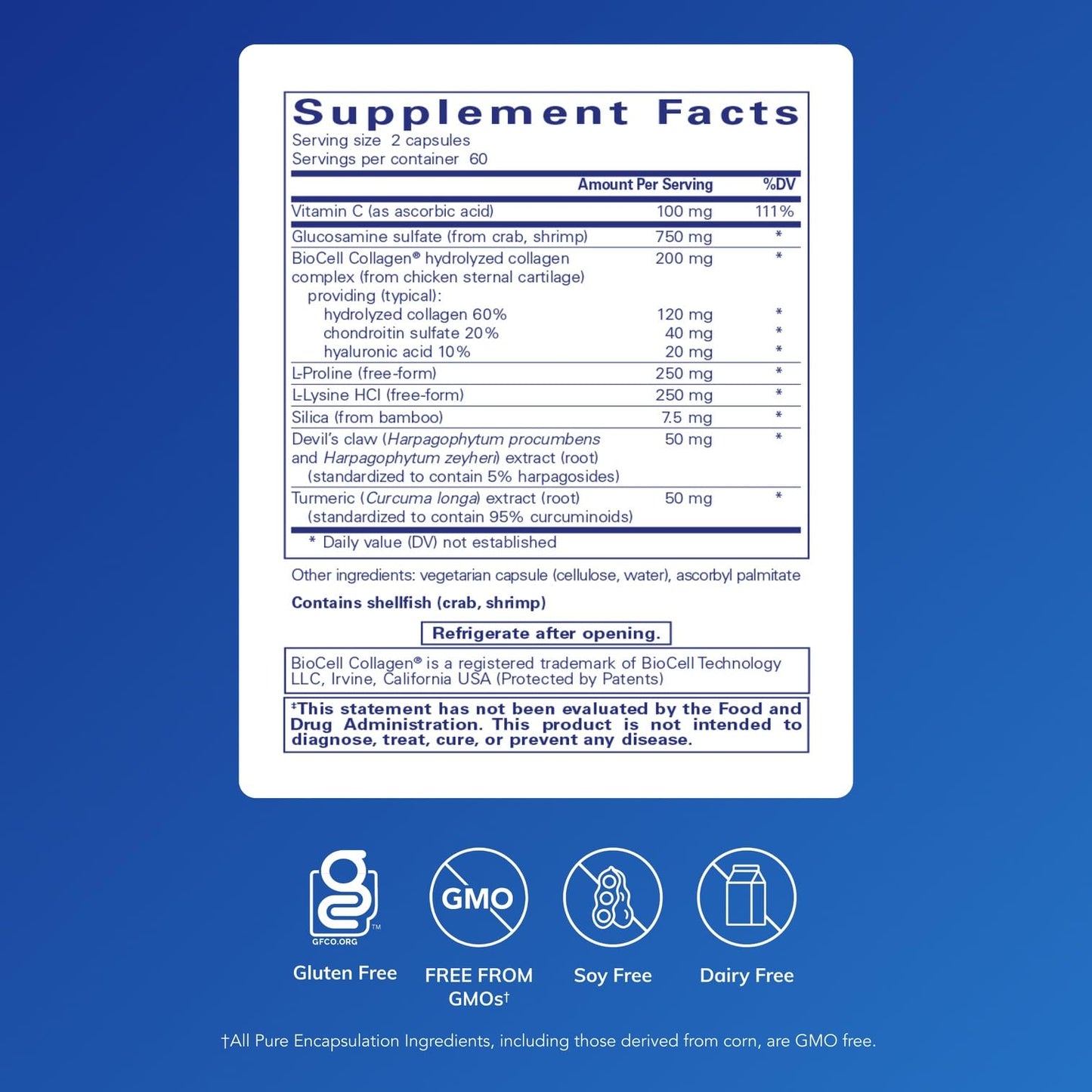 Pure Encapsulations Ligament Restore – Joint & Tendon Support, 120 Capsules