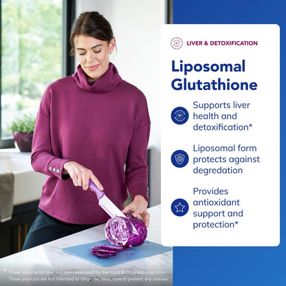 Pure Encapsulations Liposomal Glutathione – Immune Support & Liver Detox* | Setria Glutathione, Non-GMO, 60 Softgels