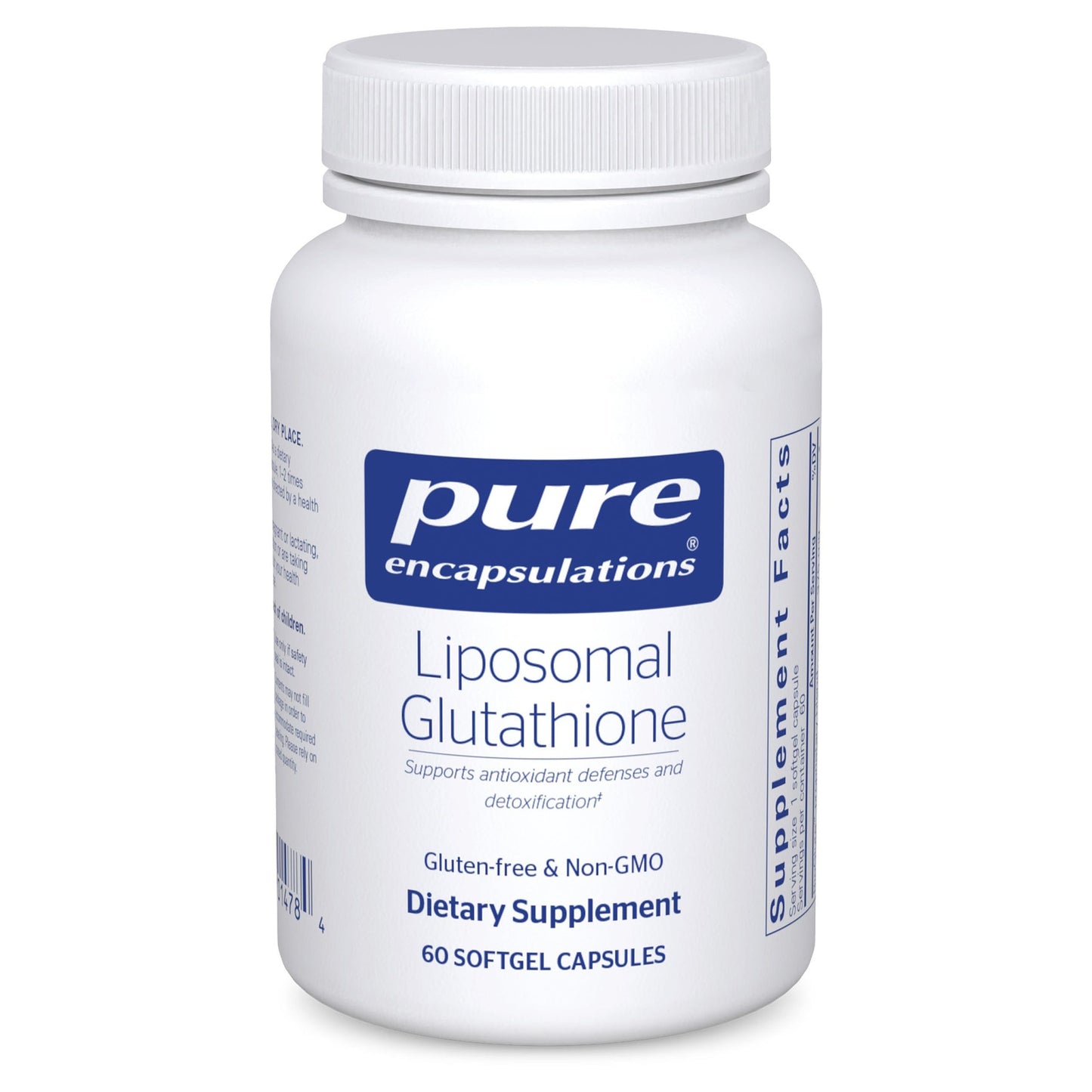 Pure Encapsulations Liposomal Glutathione – Immune Support & Liver Detox* | Setria Glutathione, Non-GMO, 60 Softgels