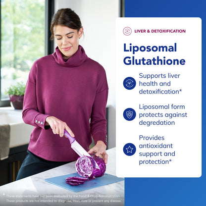 Pure Encapsulations Liposomal Glutathione – Immune Support & Liver Detox* | Setria Glutathione, Non-GMO, 60 Softgels