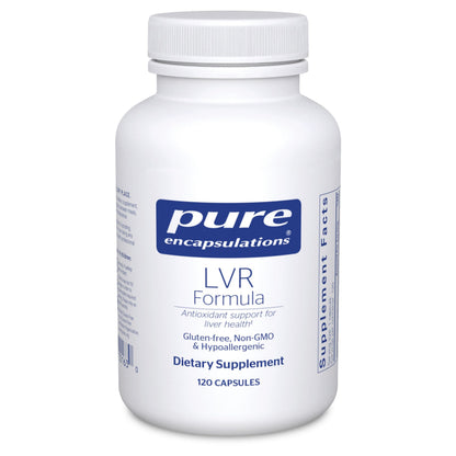 Pure Encapsulations LVR Formula | Hypoallergenic Liver Health & Antioxidant Support | 120 Capsules