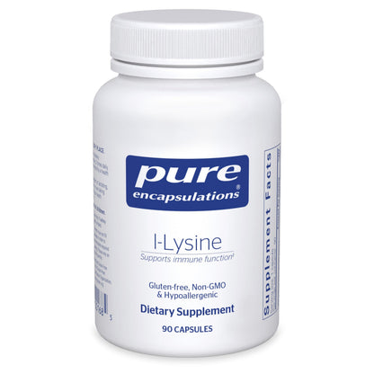 Pure Encapsulations L-Lysine - Essential Amino Acid for Immune Support & Gum/Lip Health* | 90 Capsules