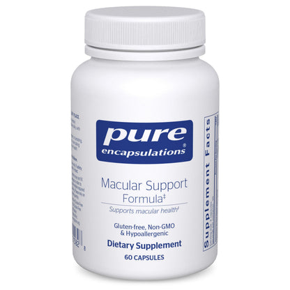 Pure Encapsulations Macular Support Formula | Hypoallergenic Eye Health - 60 Capsules