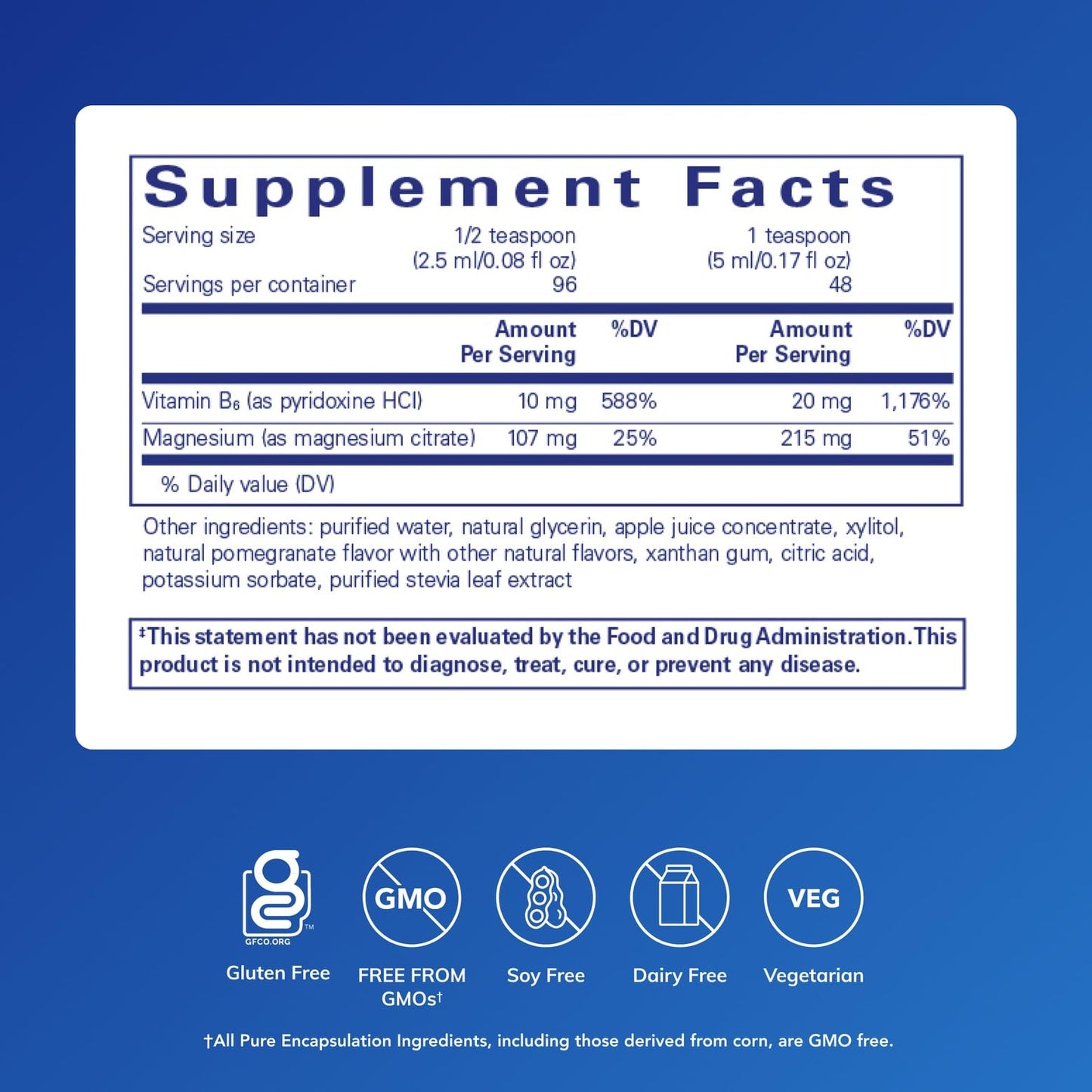 Pure Encapsulations Magnesium Liquid – Hypoallergenic Magnesium Glycinate for Musculoskeletal & Cardiometabolic Support | 8.1 fl oz